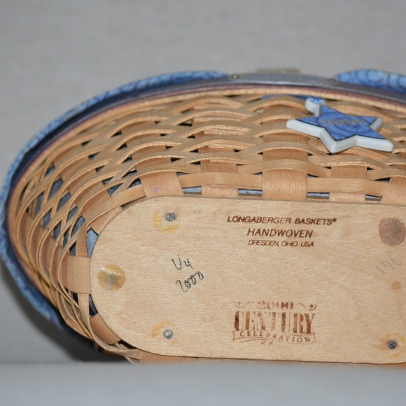 Longaberger Century Celebration Hostess Basket Storage